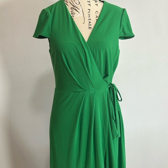 Jessica Howard Vibrant Green Midi Dress. Size 8. Zip back. - Picture 8 of 11
